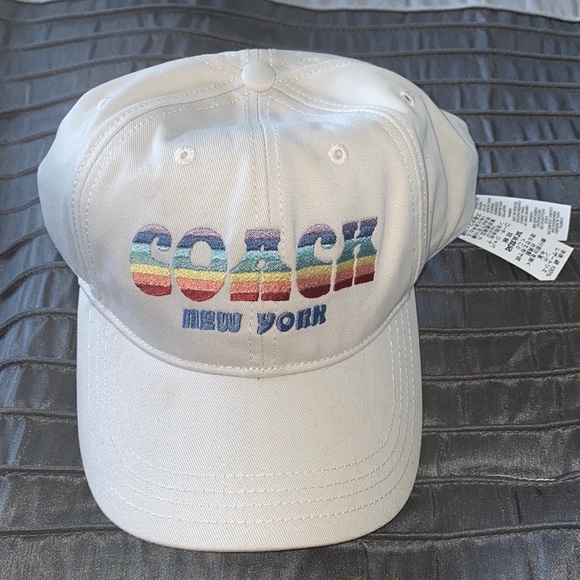 Coach striped logo hat - Picture 1 of 3